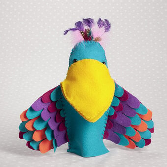 Patience the Parrot Hand Puppet