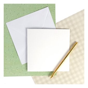 White Cards and Envelopes 6 x 6 Inches 50 Pack image number 2