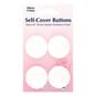Hemline Self-Cover Buttons 29mm 4 Pack image number 1