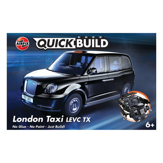 Airfix Quickbuild London Taxi LEVC TX Model Kit  image number 1