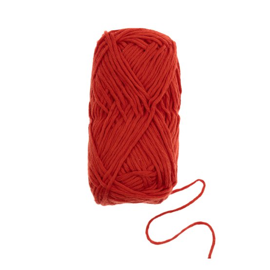 Knitcraft Cherry Red Tiny Cotton Friends Yarn 25g image number 3