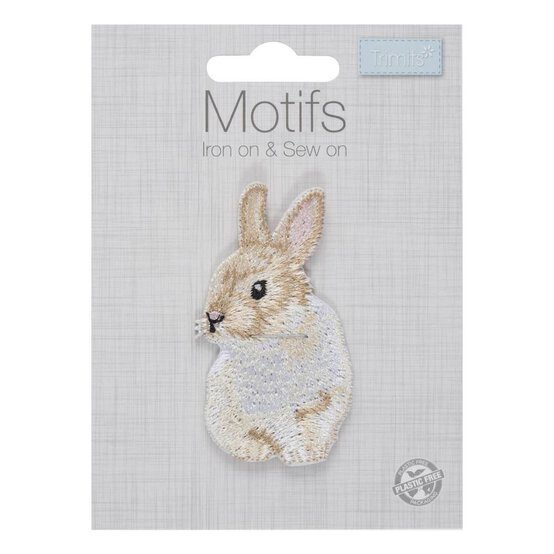 Trimits Bunny Iron-On Patch image number 2