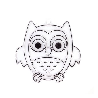 Owl Plastic Suncatcher
