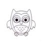 Owl Plastic Suncatcher image number 1
