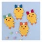 Felt Chicks with Bows 4 Pack image number 1