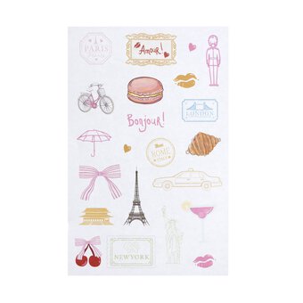 Bon Voyage Paper Stickers
