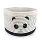 Panda Cotton Rope Basket 30cm x 18cm image number 1