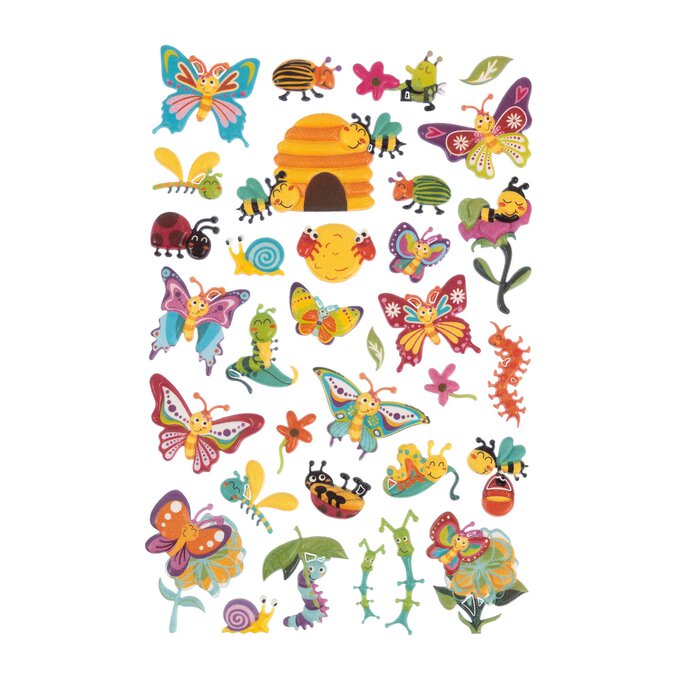 Butterfly Puffy Stickers image number 1