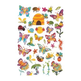 Butterfly Puffy Stickers