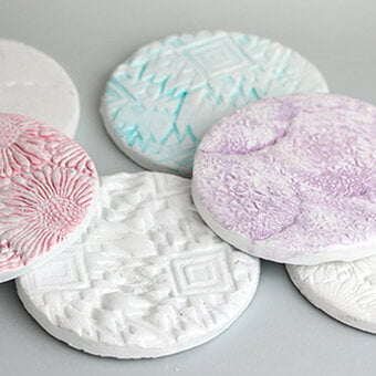 How to Make Printed Clay Coasters