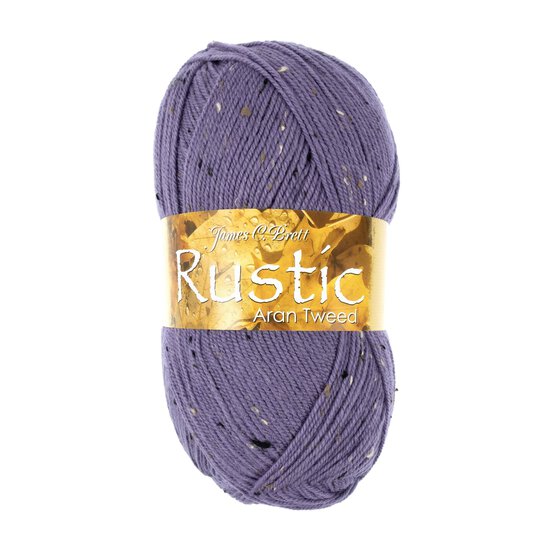 James C Brett Heather Rustic Aran Tweed 400g image number 1