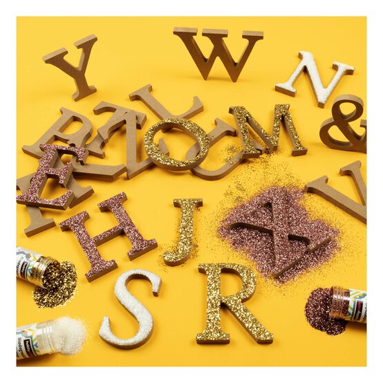 MDF Wooden Letter C 8cm image number 3