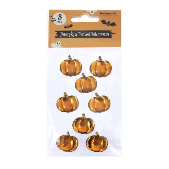 Pumpkin Embellishments 8 Pack image number 3