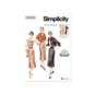 Simplicity 1950s Dress and Jacket Sewing Pattern S3083 (18-26) image number 1
