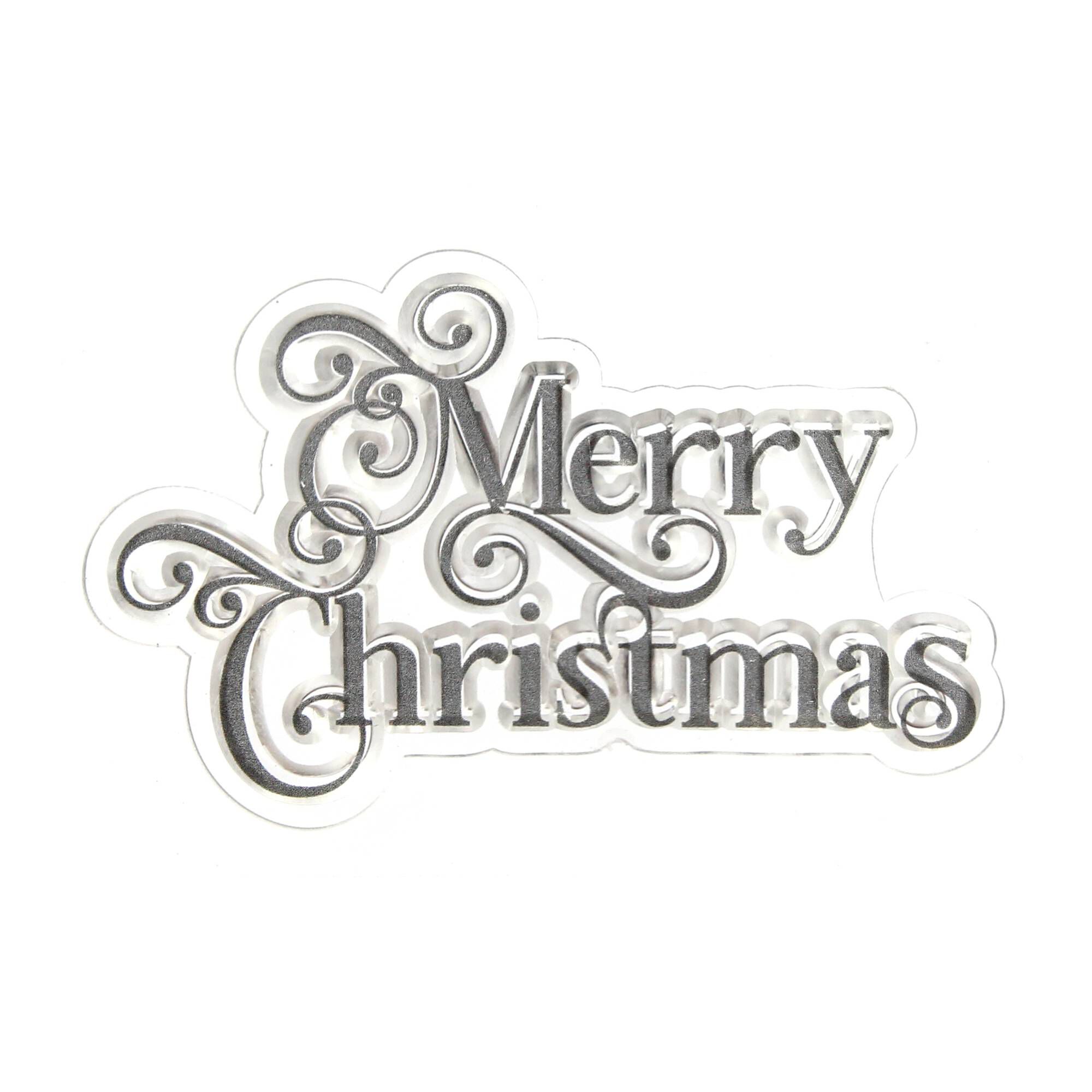 Merry Christmas Clear Stamp Hobbycraft
