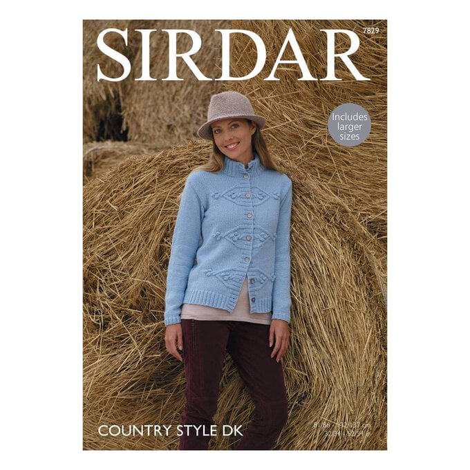 Sirdar Country Style DK Cardigan Digital Pattern 7829 image number 1