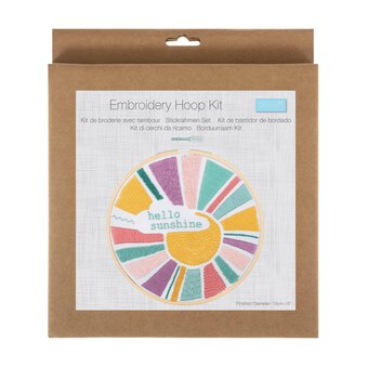 Trimits Rainbow Embroidery Hoop Kit