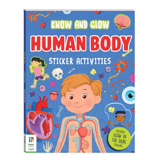 Know and Glow Human Body Sticker Activities image number 1