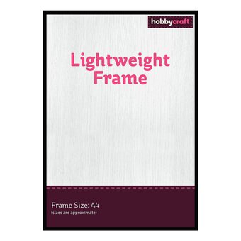 Black Lightweight Frame A4