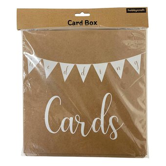 Kraft Wedding Card Box