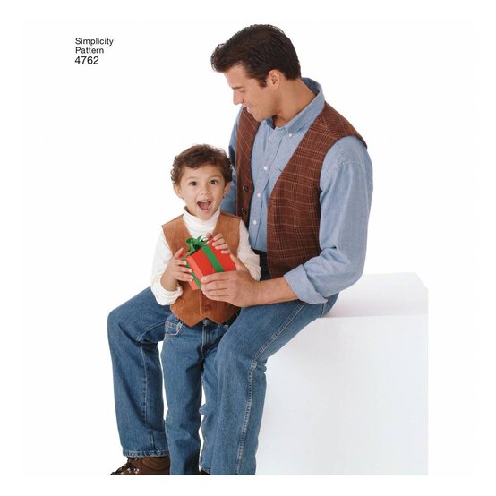 Simplicity Waistcoats and Ties Sewing Pattern 4762 image number 6
