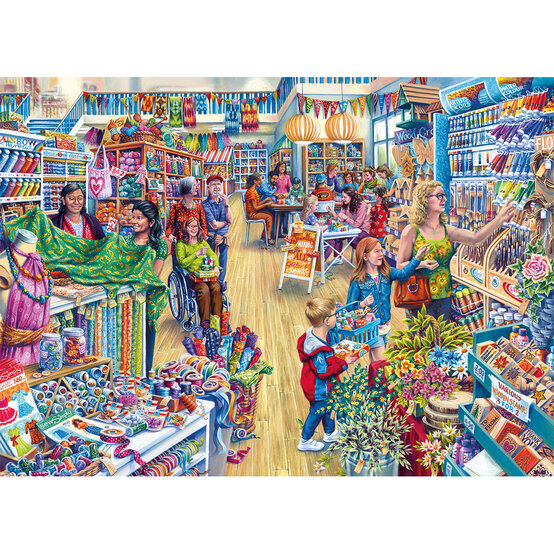 Gibsons Crafter&rsquo;s Paradise Jigsaw Puzzle 1000 Pieces image number 2