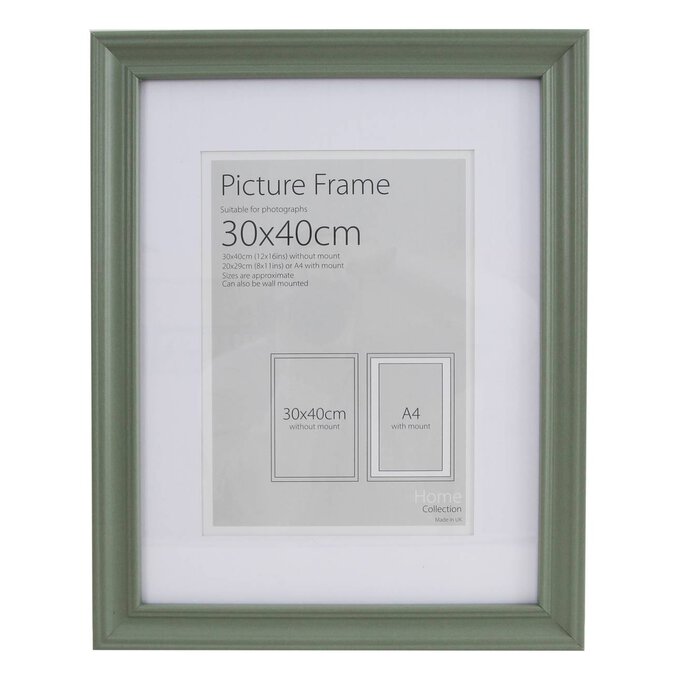 Green Picture Frame 30cm x 40cm image number 1