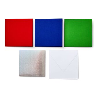 Cricut Rainbow Insert Cards 4.75 x 4.75 Inches 35 Pack