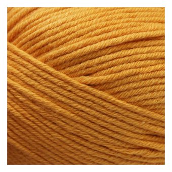 Knitcraft Mustard Cotton Blend Plain DK Yarn 100g