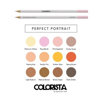Colorista Perfect Portrait Coloured Pencils 12 Pack