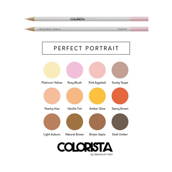 Colorista Perfect Portrait Coloured Pencils 12 Pack image number 2