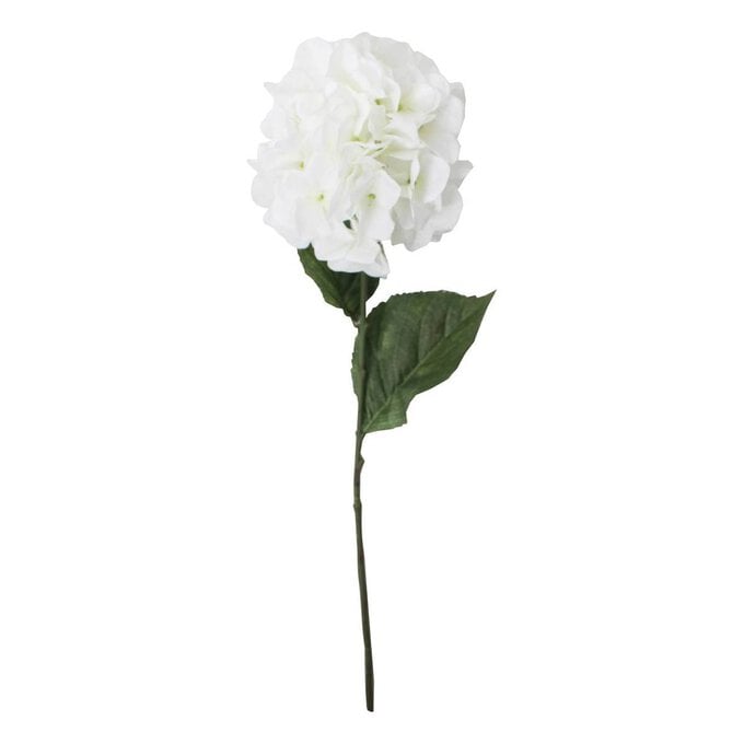 White Hydrangea 72cm image number 1