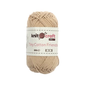 Knitcraft Sand Tiny Cotton Friends Yarn 25g
