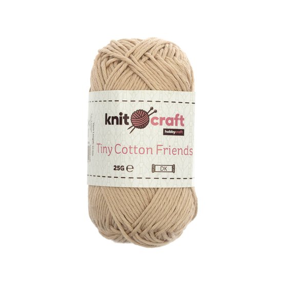 Knitcraft Sand Tiny Cotton Friends Yarn 25g image number 1