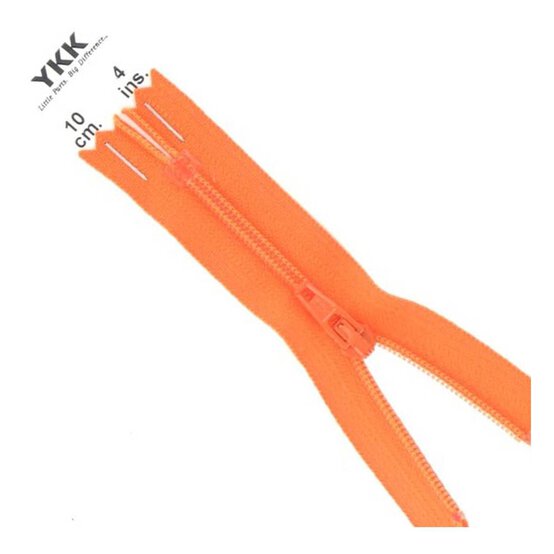 YKK Orange Dress and Skirt Zip 10cm image number 1
