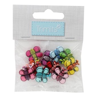 Trimits Butterfly Novelty Buttons 10 Pieces
