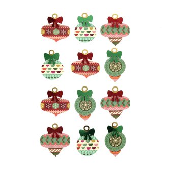 Ornament 3D Stickers 12 Pack