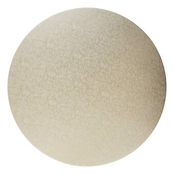 Pale Gold Round Double Thick Card Cake Board 12 Inches