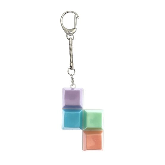 Pastel Keyboard Fidget Keyring image number 1