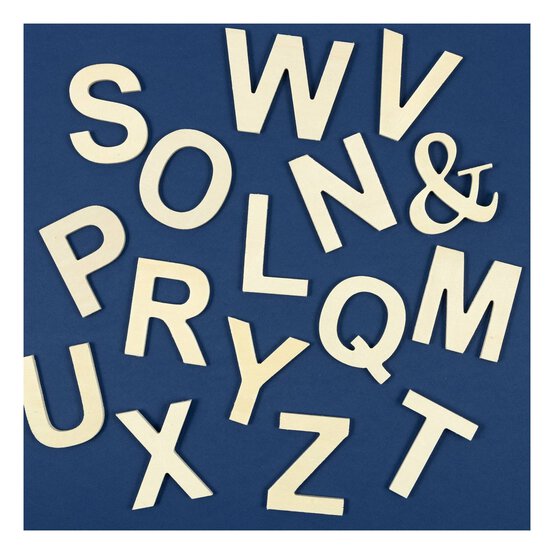 Small Wooden Letter P 6.5cm  image number 2