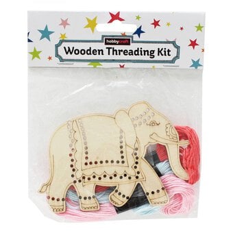 Elephant Wooden Threading Kit image number 2