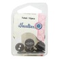 Hemline Grey Basic Fish Eye Button 13 Pack image number 2