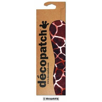 Decopatch Natural Giraffe Print Paper 3 Sheets image number 3