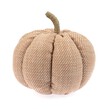 Orange Cotton Striped Pumpkin 17cm