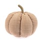 Orange Cotton Striped Pumpkin 17cm image number 1