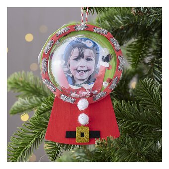 Make Your Own Santa Snow Globe Decoration Kit 