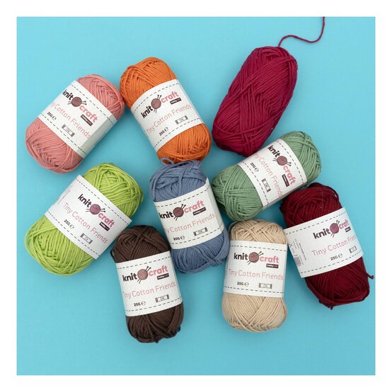 Knitcraft Chocolate Tiny Cotton Friends Yarn 25g image number 3