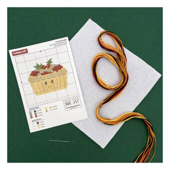 Mince Pie Mini Cross Stitch Kit 
