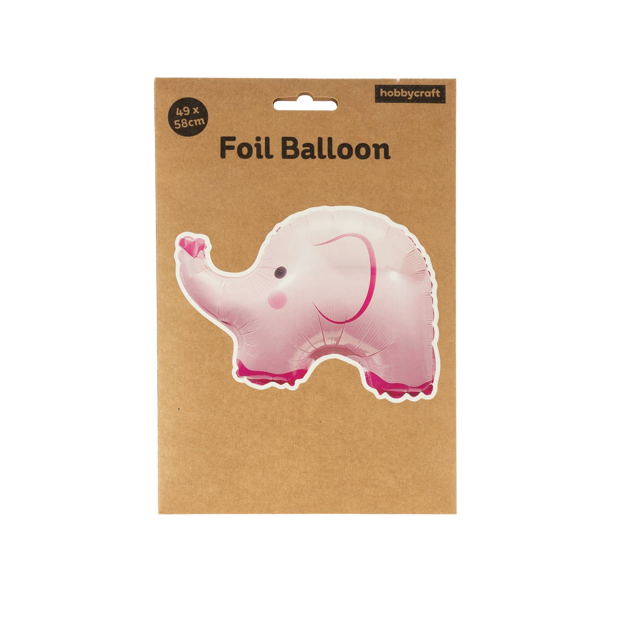 Large Pink Elephant Foil Balloon | Hobbycraft Large Pink Elephant Foil Balloon | Hobbycraft