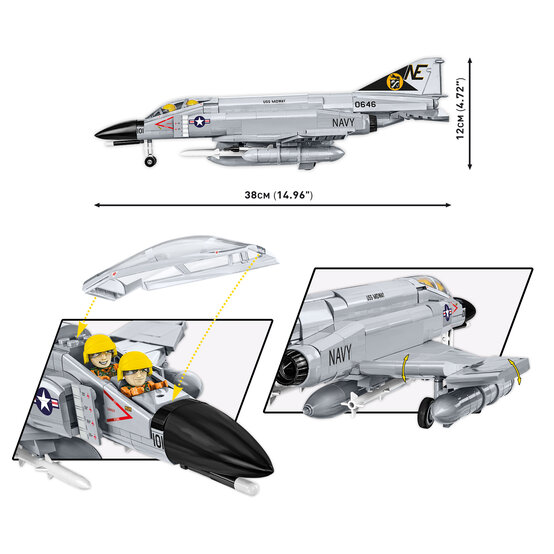 COBI F-4 Phantom II Set 1:35 image number 3
